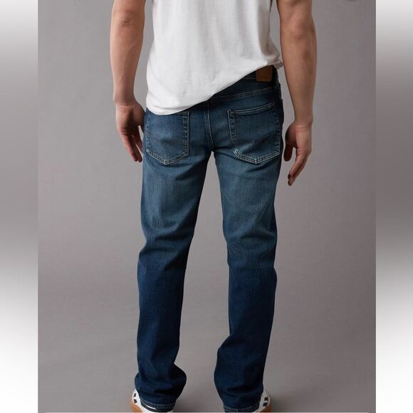 American Eagle AirFlex+ Original Bootcut Jean twilight blue 34/30 NWT in package - Picture 2 of 8